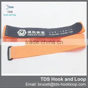 Customized Custom Logo Hook and Loop Luggage Strap thumbnail-2