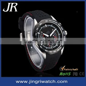 Top 10 Fashion Men Japan Movt Quartz Watch Stainless Steel Bezel Watch 10atm Silicone Strap Minimalist Watch thumbnail-3