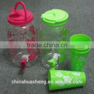 1G 3800 BPA FREE Jar Buffet Plastic Juice Jar PET Water Jar Custom Logo Custom Color thumbnail-3