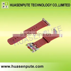 Luxury Genuine Leather Watch Strap for Apple Watch thumbnail-5