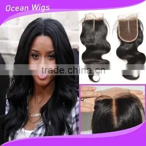 Peruvian Natural Curly Closure Hair Extensions thumbnail-1