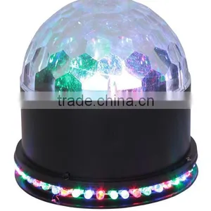 RGB LEDS Sound Actived Mini Rotating Crystal Magic Ball Stage Ceiling Lights for KTV Xmas Party Wedding Show Club Pub Disco DJ thumbnail-2