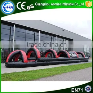 Commercial Black n Red Long Water Slide,water Slip n Slide for Backyard Supplier's Choice thumbnail-1