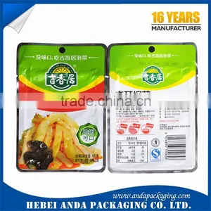 Food Grade Nylon Plastic Pouch Pickles Packaging Plastic Bag With Tear Notch/ Pickles Food Packing Bag thumbnail-4