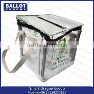 Clear Hard Collapsible Plastic Boxes/Voted Ballot Box thumbnail-1