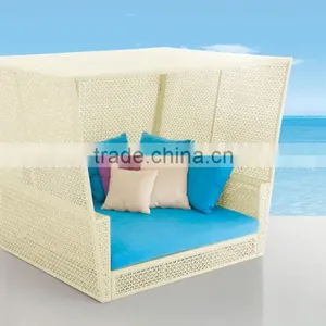 PE Rattan Wicker Cheap Outdoor Patio Daybed(DH-9659) thumbnail-1