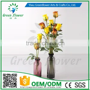 2016 Wholesale PU Latex Artificial Flowers Rose Real Touch Bouquet Weddings Bridal Decorations thumbnail-6