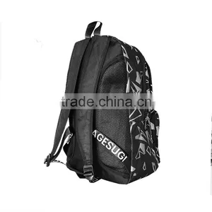 Nylon Printing Quilted Laptop Bags School Backpack for Teenage thumbnail-2
