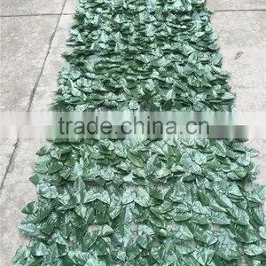 China Supplier Garden Decoration Green Plastic Artificial Leaf Fence thumbnail-3