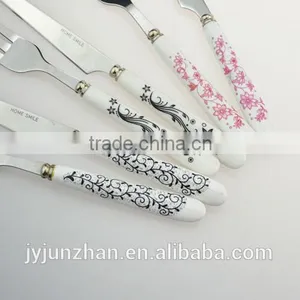 Fruit Fork Knife Sets With Nice Ceramic Handle and Competitive Price thumbnail-2