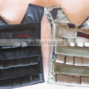 Adjustable Weight Vest/black or Camo Weight Vest/grade Quality Weight Vest Quality Choice thumbnail-1
