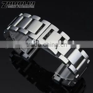 18|20|21|22mm High Quality Imported Stainless Steel Watch Bracelet With Fashionable Buckle Wholesale 3PCS thumbnail-1