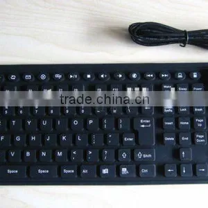 Multimedia Silicon Wired Keyboard thumbnail-1