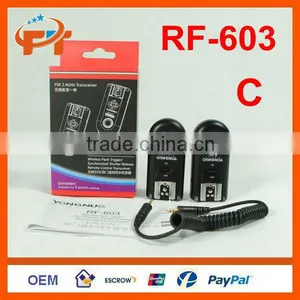Yongnuo RF-603 2.4GHz Radio Wireless Remote Flash Trigger For Canon and Nikon thumbnail-1