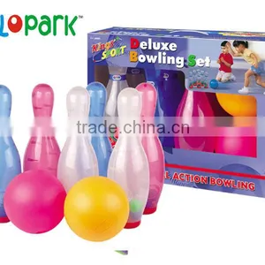 Kids Toy Leisure Wooden Bowling Ball thumbnail-1