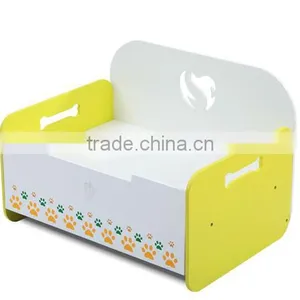 Pet Accessories Durable Fashion Wooden Raised Dog Bed With Drawer thumbnail-5