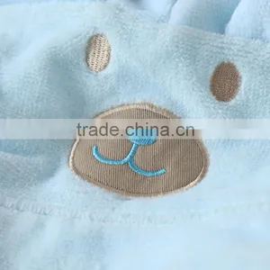 Wholesale 100%cotton Cute Baby Kids Hooded Terry Bathrobe thumbnail-2