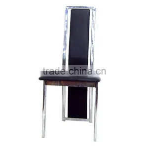 High Back Dining Chair With Metal Leg MG-C370 thumbnail-5