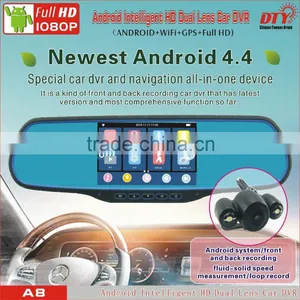 DTY Car Wireless Reversing Camera With Rearview Mirror,1080p Car Camera hd Dvr,double Camera hd Dvr,A8 thumbnail-2