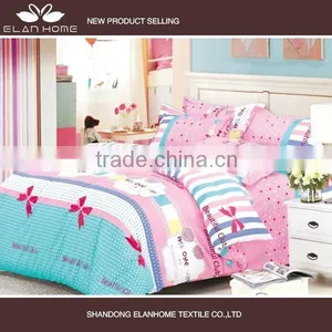 100% Polyester Disperse Printed Cheap China Wholesale Bed Sheet thumbnail-1