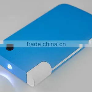Credit Card Power Bank With Slim Size With Built in Cable thumbnail-6