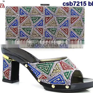 CSB7216 New Design for Women Shopping Cheap Italian Shoes Matching Bags thumbnail-1