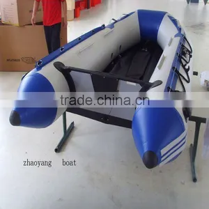 (CE)optional Floor Size PVC Material Folding Boat thumbnail-1