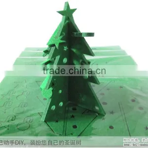 Felt Christmas Tree for Christmas Ornament Home Decor Teda Christmas Tree Felt Ornaments Hangings Decorations thumbnail-6