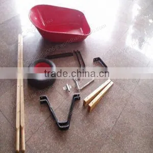 HRF Plastic Tray Wooden Handle Wheelbarrow WH6600S thumbnail-3