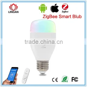 2015 New Ablibaba Product Zigbee Control E27 6w Led Bulb Smart Lighting/internet Remote Control 6w LED Smart Lighting thumbnail-1