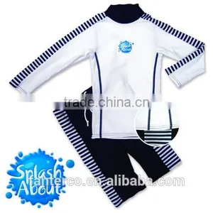Hot Sale Swimwear Distributor Cute Colored Nylon Elastane Sun Protective Taiwan 1-2y Swimwear thumbnail-1