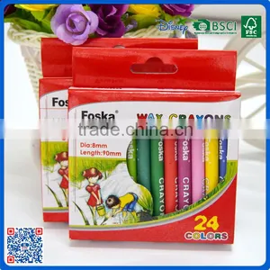 2016 Fancy 24 Color Rainbow Body Grease Crayons for Kids thumbnail-1