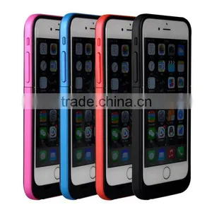 New Arrival Smart Stand Colorful Plastic Battery Case Cover for IPhone 6 Rechargeable Case Cover, for IPhone 6S Power Bank Cover thumbnail-1
