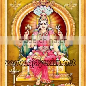 Shri Mariamman With Gold Glittering thumbnail-1