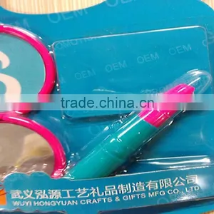 Two Pcs Make up Mirror Girls' Ballpoint Pen for Promotional Gift Mini Lipstick Pen thumbnail-3