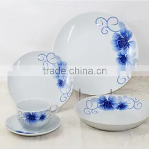 High Quality Ceramic Dinner Set Luxury Fine Porcelain Dinnerware thumbnail-1