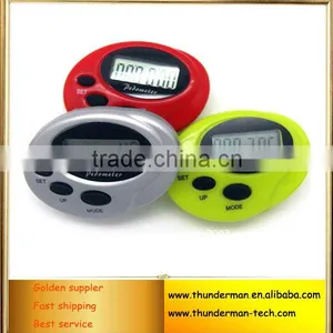 3Buttons High Sensor Digital Calories Multifunctional Pedometer for Weight ,Calorie and Stopwatch thumbnail-1