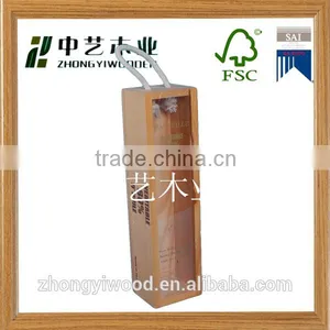 Trade Assurance Wholesale Handmade Custom Wooden Wine Crate Cheap Wooden Wine Holder thumbnail-1