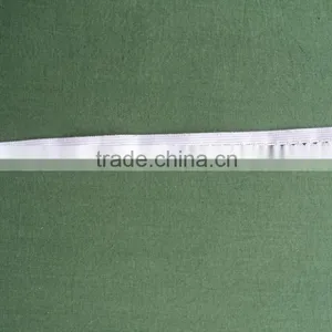 Nylon Elastic Lace in White Color / 100% Nylon Fabric Lace / Elastic Lace thumbnail-1
