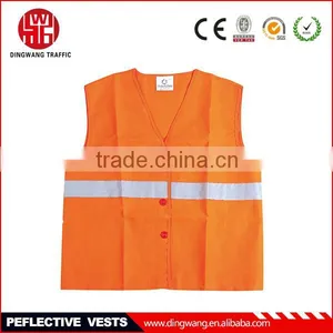 High Quality Orange Reflective Safety Vest thumbnail-1