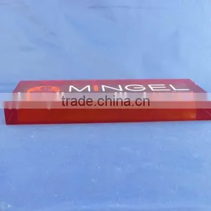 Custom Colored Acrylic Block With Logo thumbnail-3