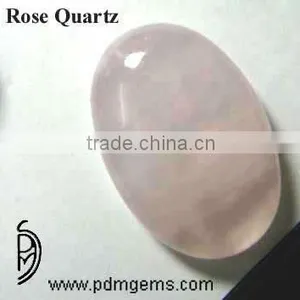 Rose Quartz Gemstone Cabochon Oval thumbnail-1