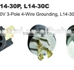 UL Listed Locking Devices 30AMP 125V/250V 3-pole 4-wire Grounding L14-30R L14-30P L14-30C thumbnail-4