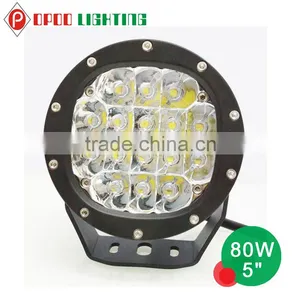 High Power 80w Round Led Driving Light Offroad 5inch thumbnail-1