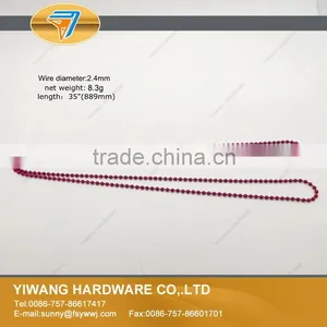 Fancy Electroplating Iron Ball Chain Necklace thumbnail-1