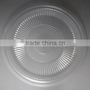 Transparent 9inch Round Disposable PS Plastic Plate thumbnail-1