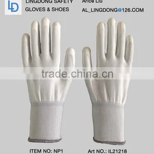 13 Gauge Nylon PU Glove/PU Work Gloves/PU Hand Gloves thumbnail-1