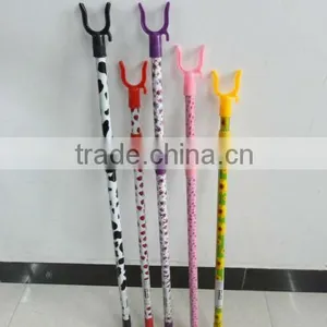 Cloth Fork Telescopic Fork Telescopic Pole With Plastic Fork PVC Cover thumbnail-1