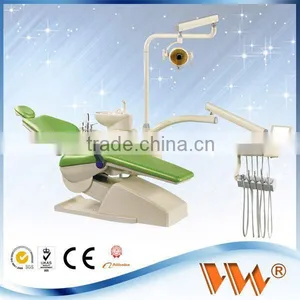 Vw-806 Down Mounted Dental Chair Good Fan and Wheels Portable Dental Unit thumbnail-1