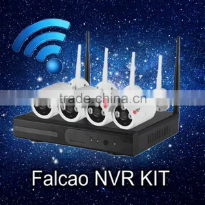 2016 Hot Sale Full HD Alarm System WiFi Bullet IP Camera 8 CH NVR KIT thumbnail-1